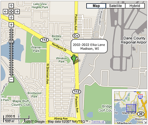 Map of Elka Lane location